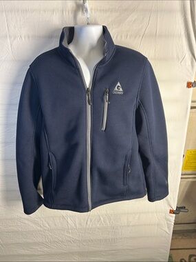 Gerry Weber Men's Navy Full-Zip Lightweight Jacket with Contrast Zips